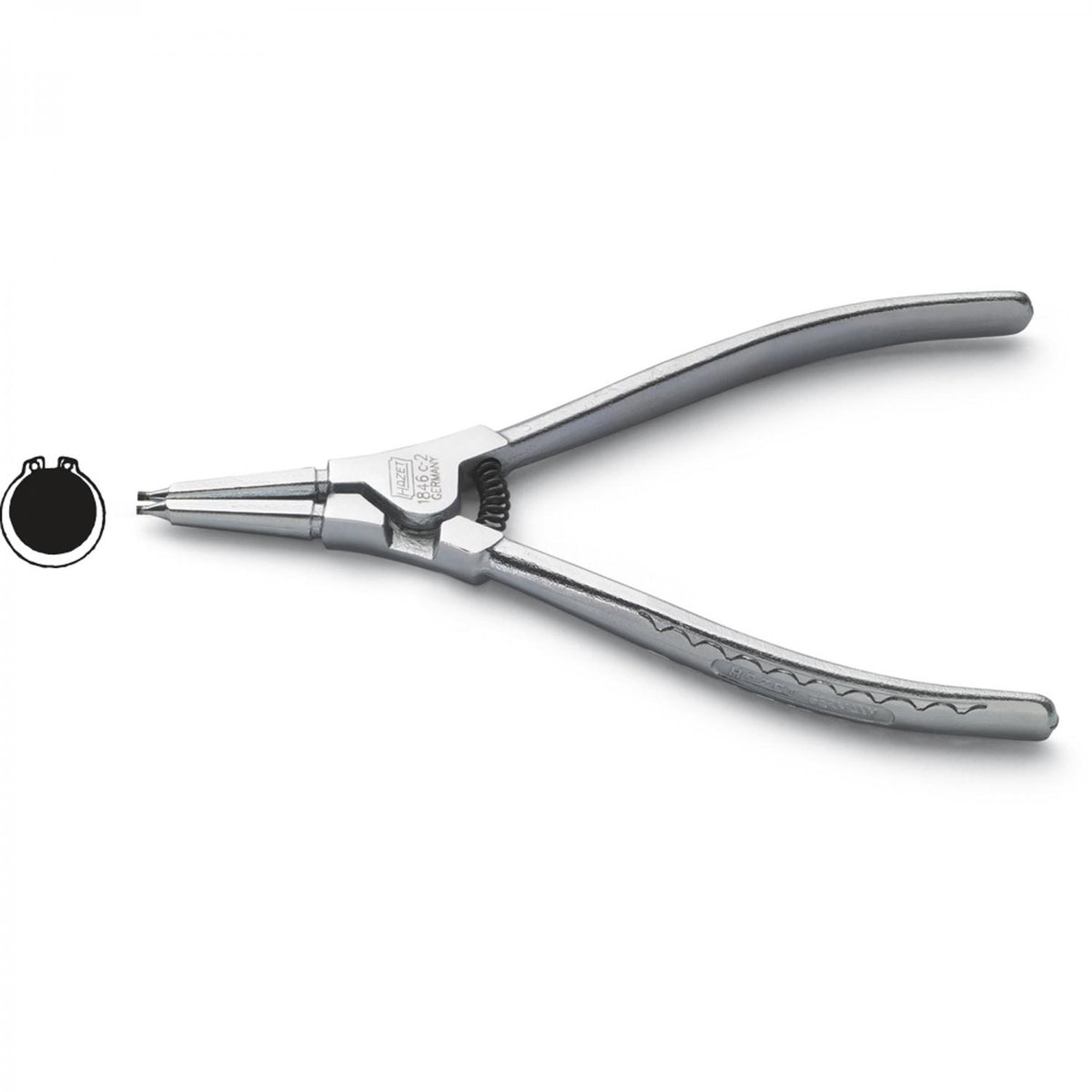 Hazet 1846C Straight Lockring Pliers for Outside Lockrings