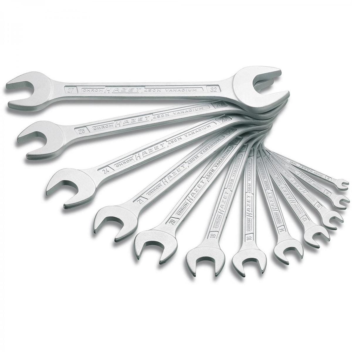 Hazet 450N/12 Double Open-End Wrench Set