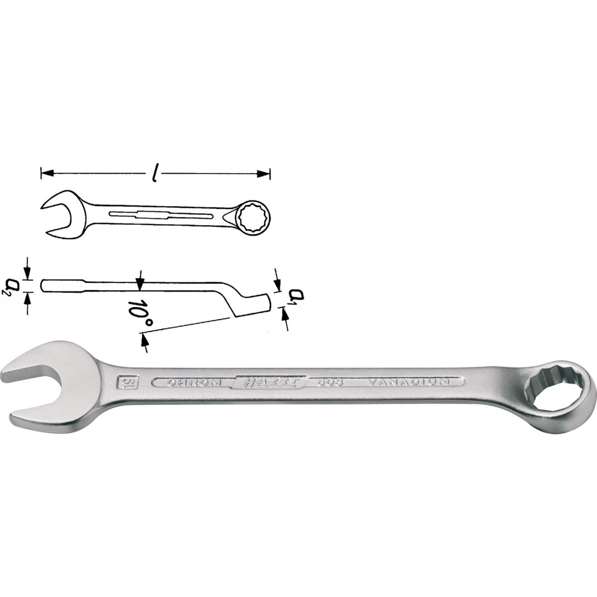 Hazet 603 combination wrenches