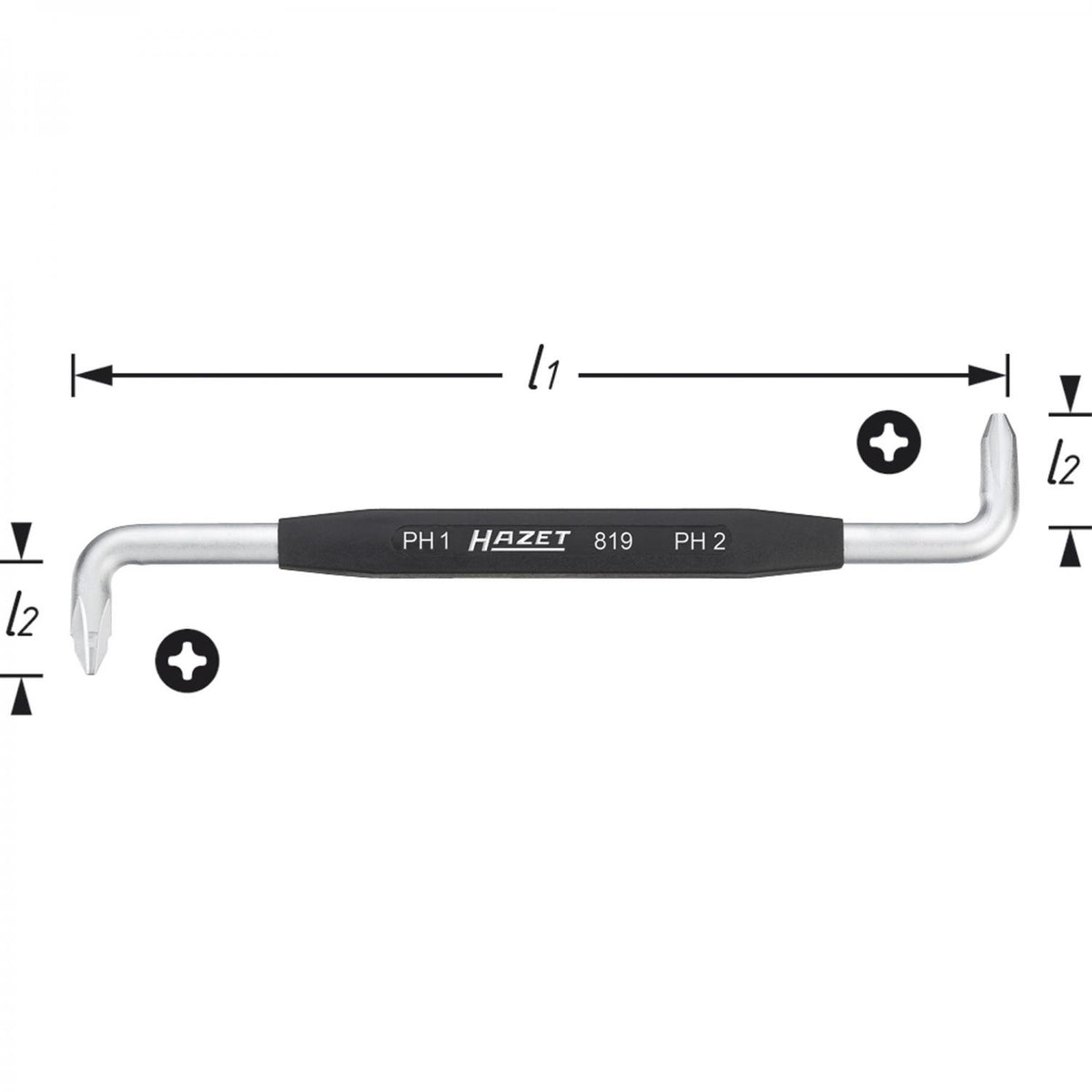 Hazet 819-PH1+PH2 Screwdriver