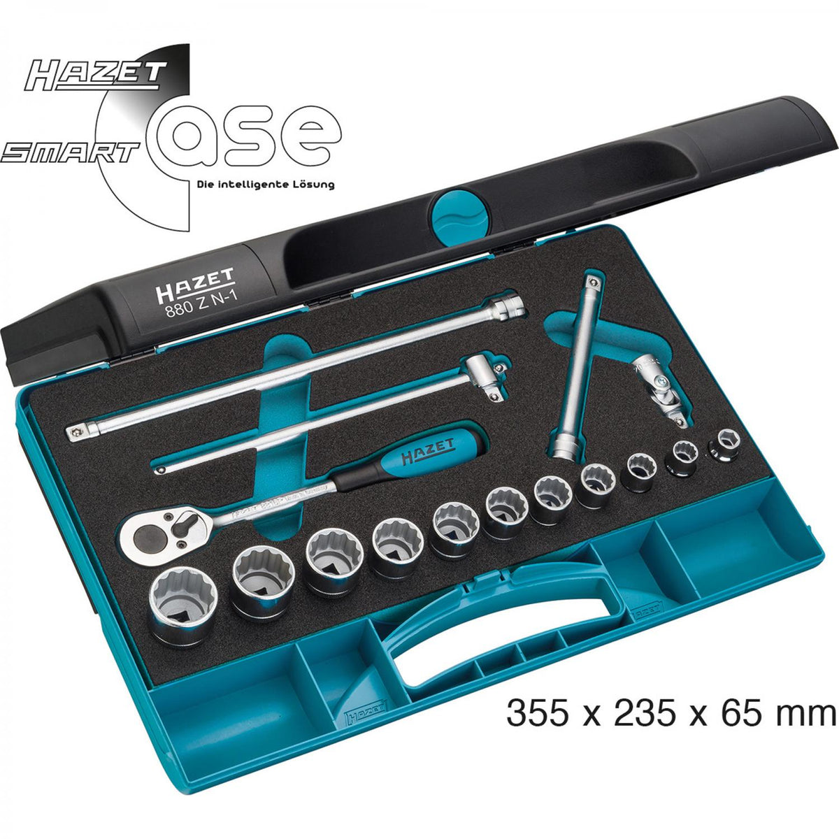 Hazet 880Z N-1 3/8” Socket Set (12-Point)