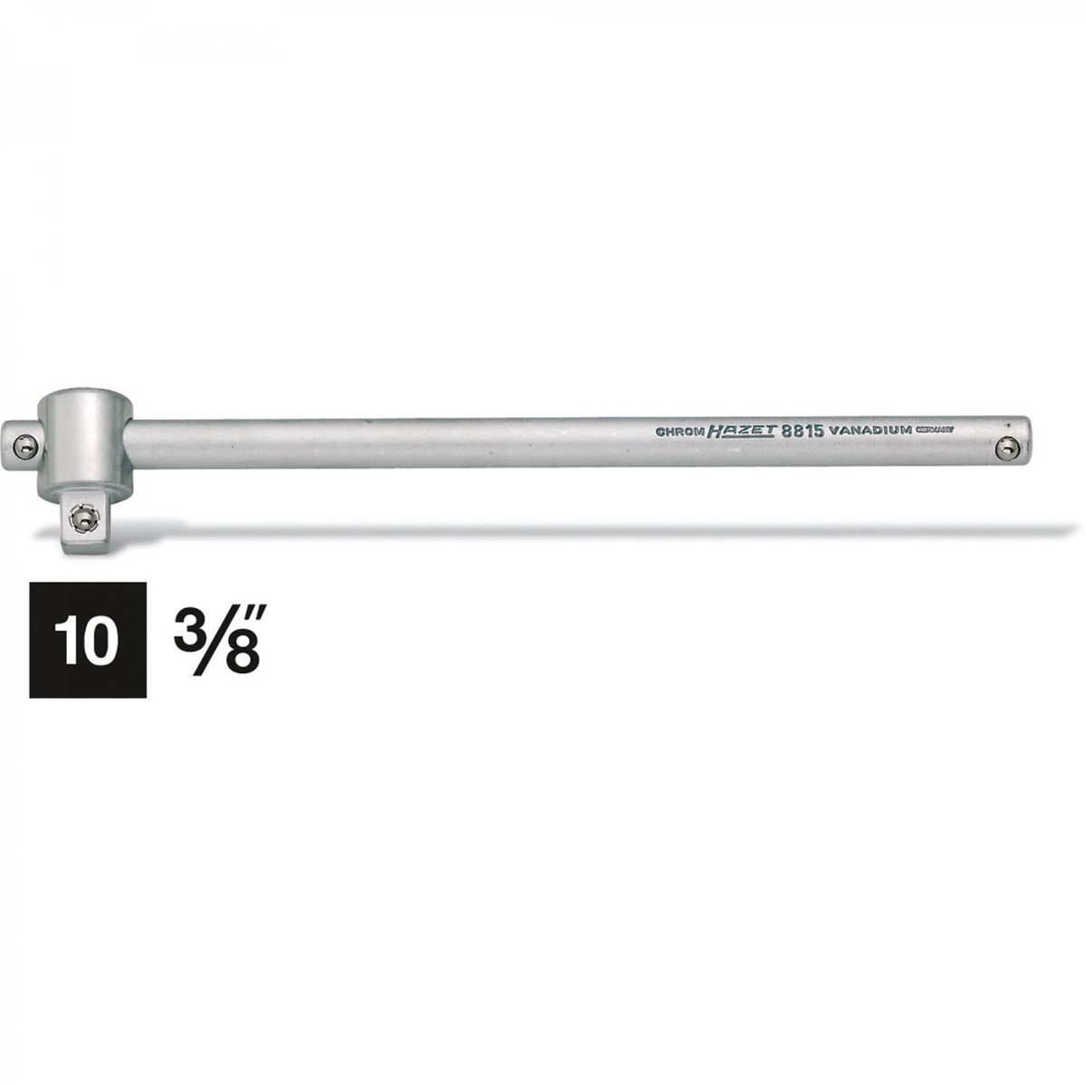Hazet 8815 Sliding T-Handle · Square, solid 10 mm (3/8 inches) · l: 198 mm