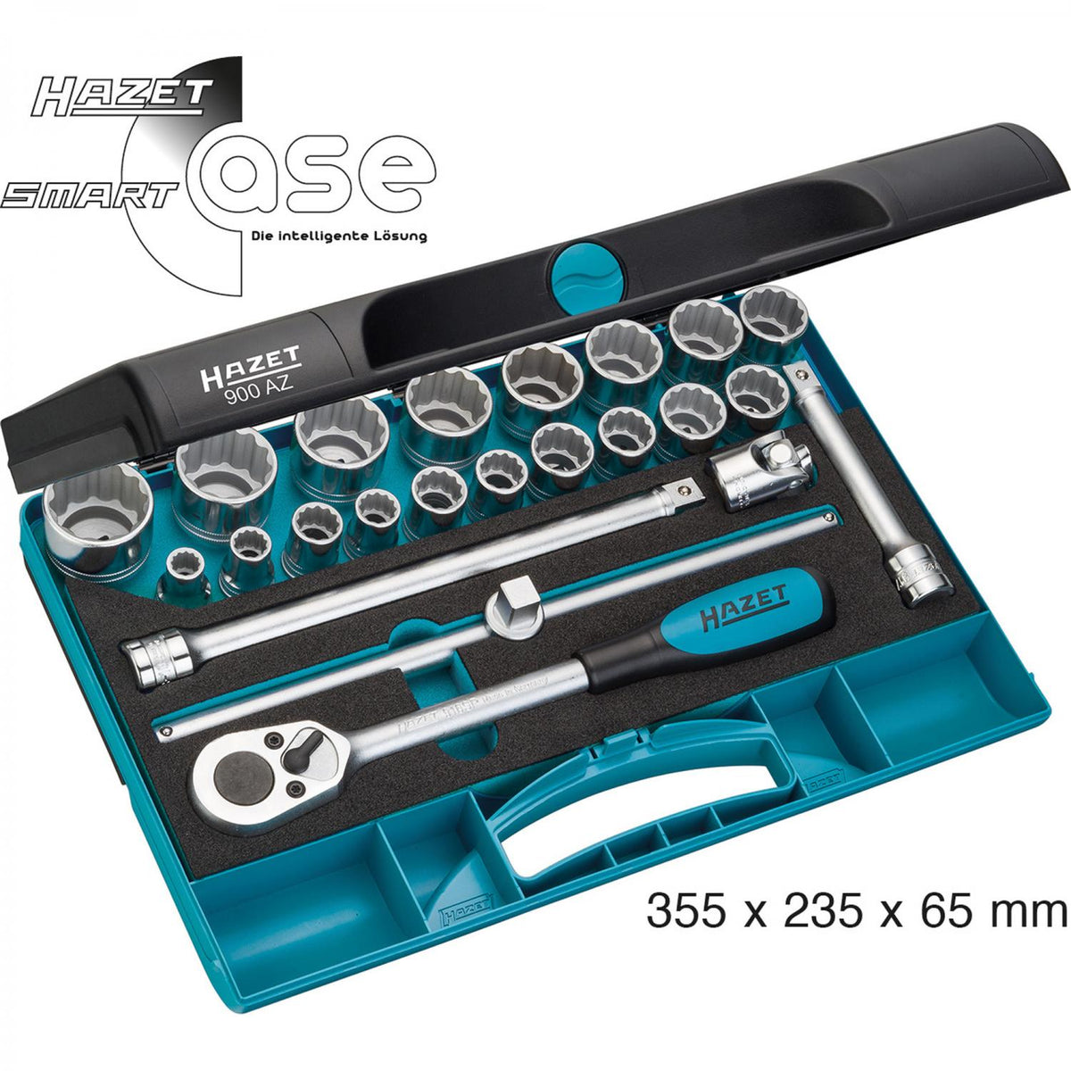 Hazet 900AZ 1/2“ SAE Socket Set (12-Point)