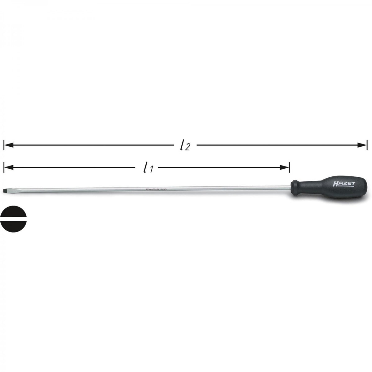 Hazet 803Lg-55 Trinamic Flatblade Screwdriver