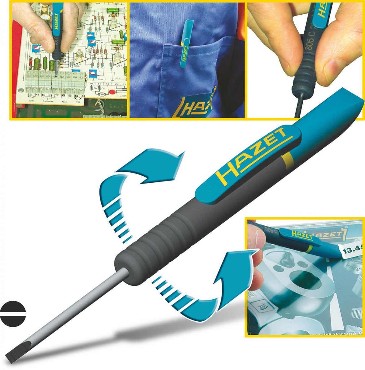 HAZET 805C-25 Pocket Screwdriver