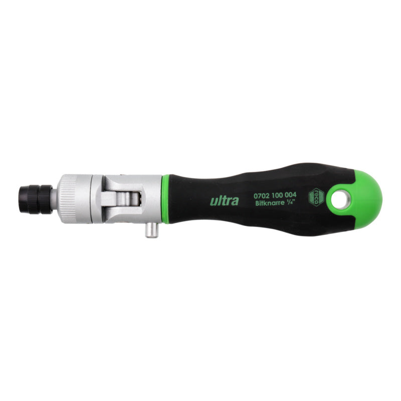 RECA Ultra bit ratchet set for 1/4'' bits