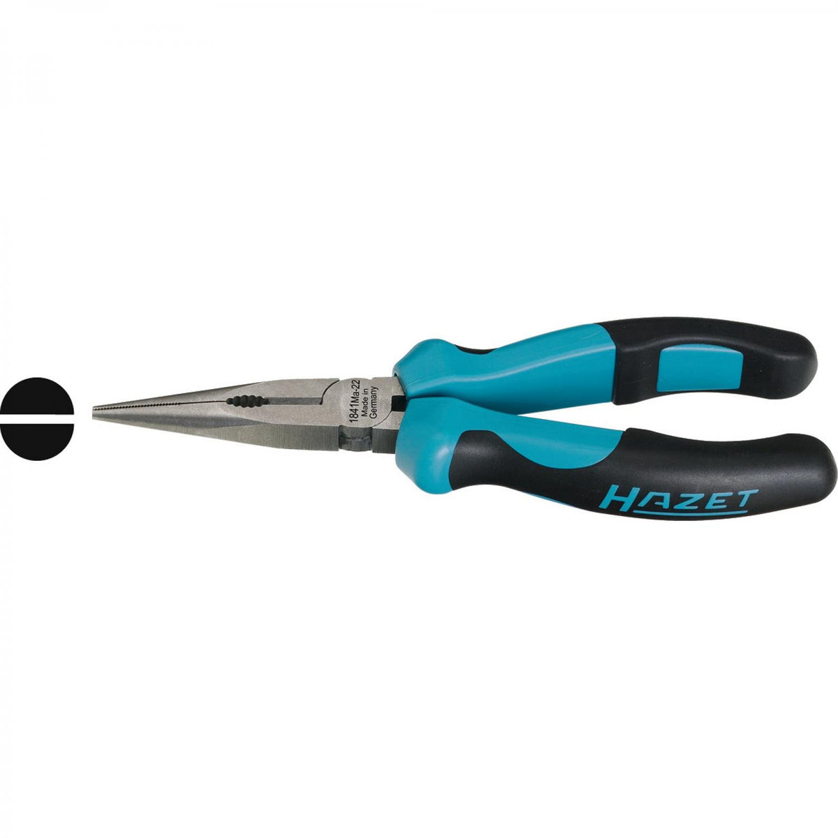Hazet 1841MA Snipe Nose Pliers  sand-blasted  polished