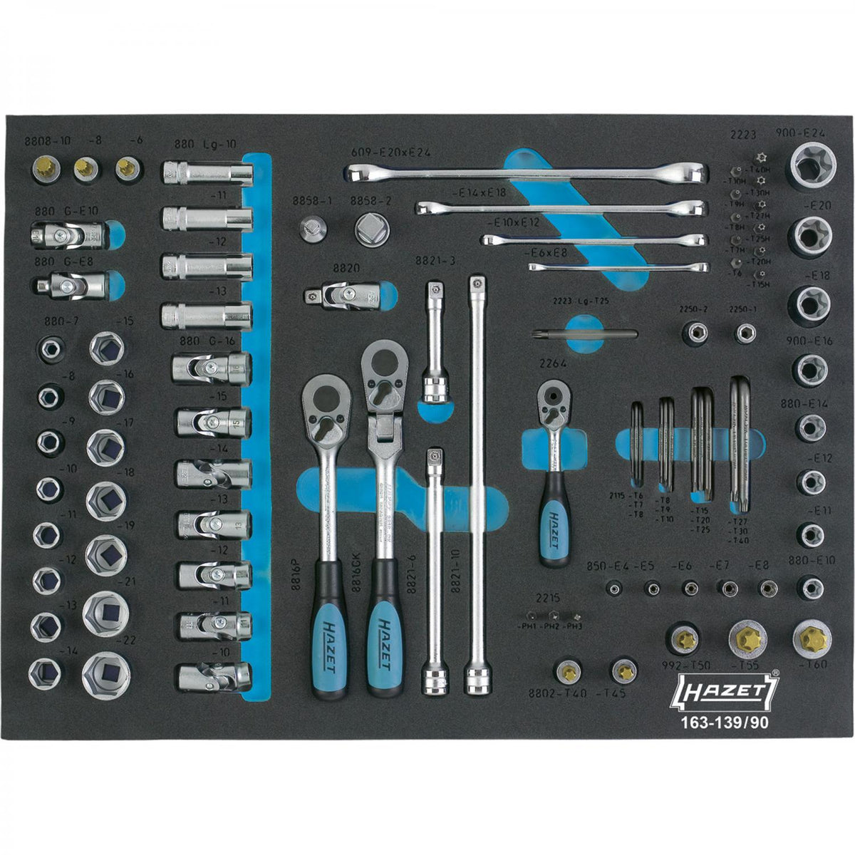 Hazet 163-139/90 Socket Set