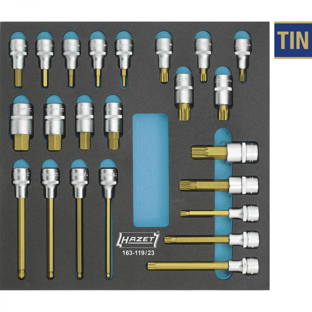Hazet 163-119/23 Screwdriver Sockets
