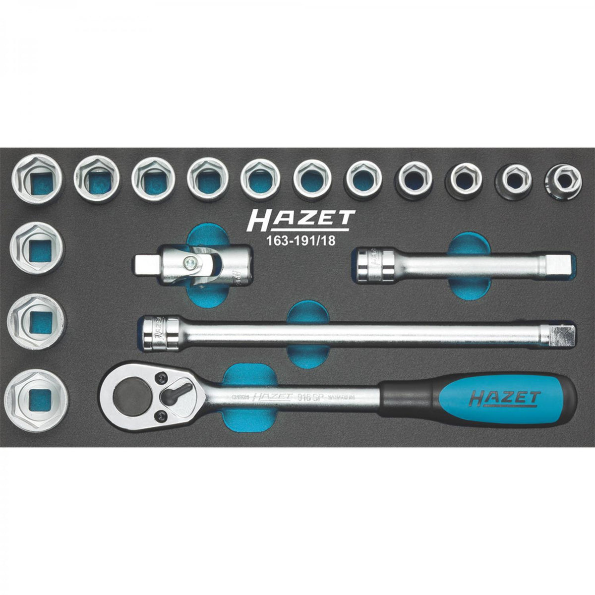 Hazet 163-191/18 Socket Set