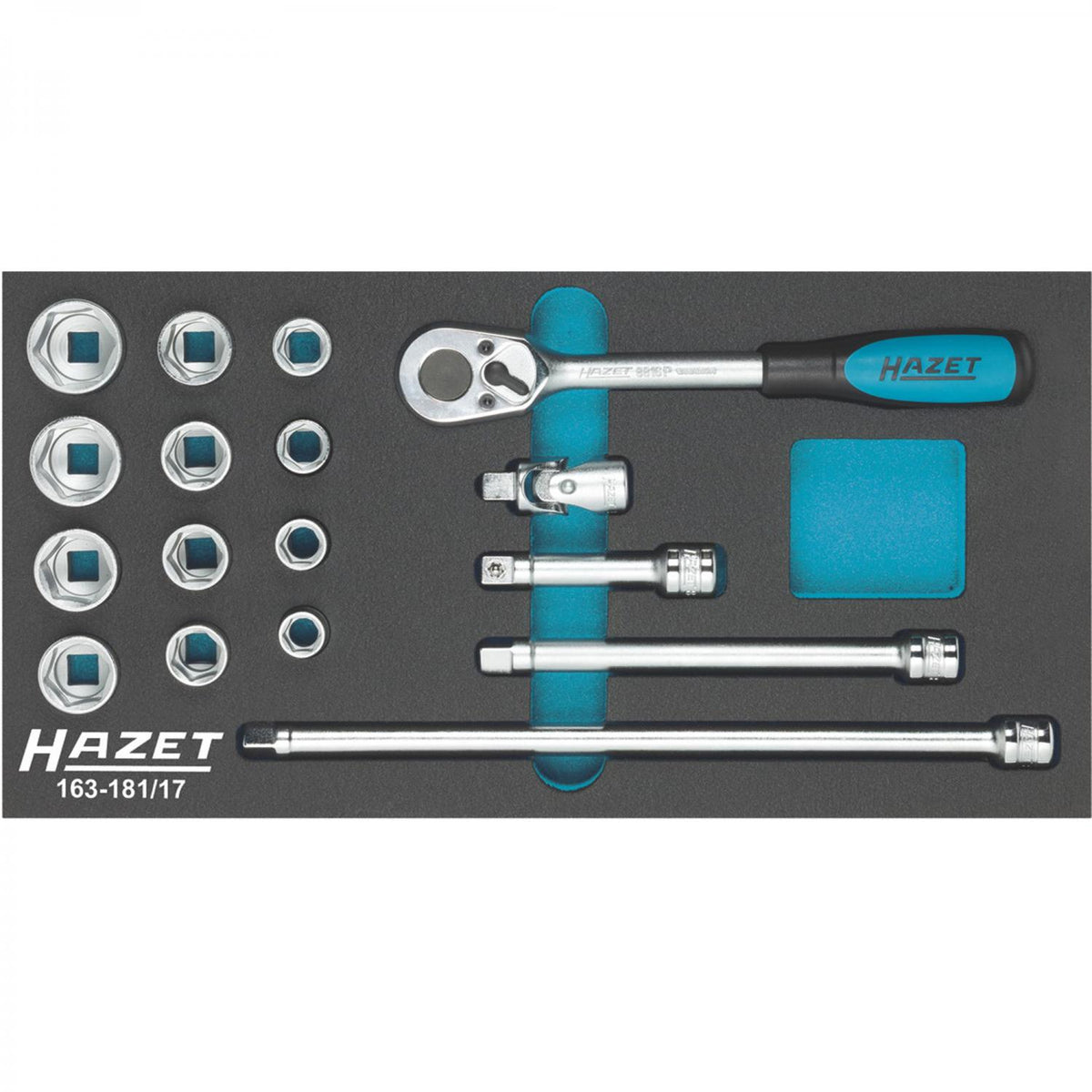 Hazet 163-181/17 Socket Set