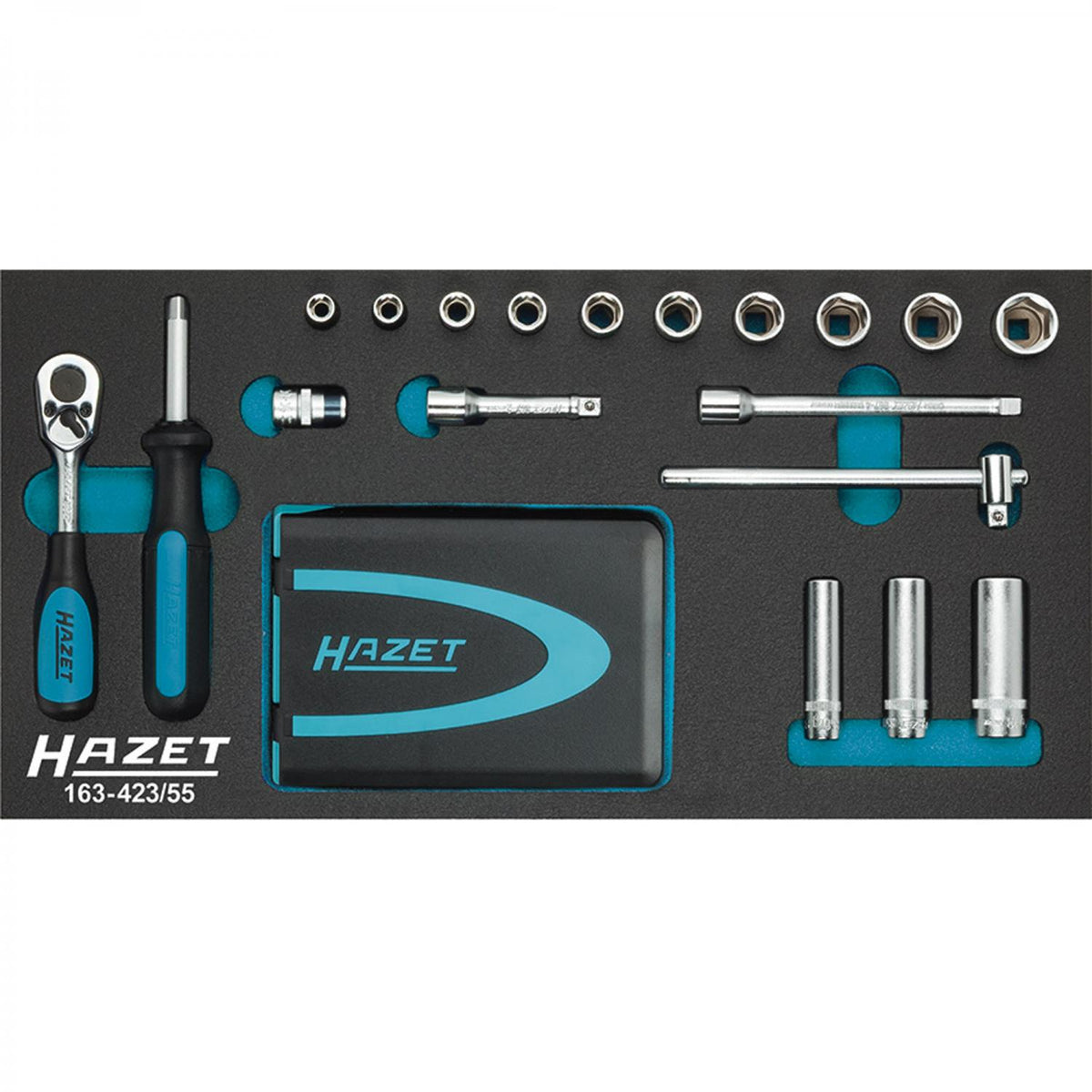 Hazet 163-423/55 Screwdriver and screwdriver bit set