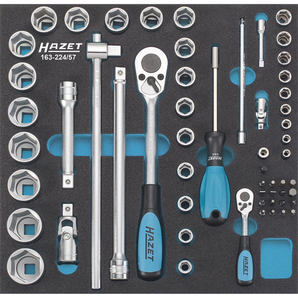 Hazet 163-224/57 Socket / Screwdriver Set