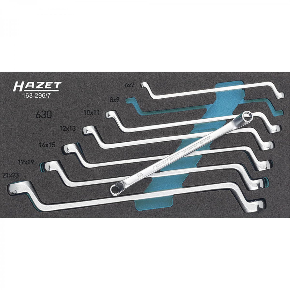 Hazet 163-296/7 Double Box-End Wrench Set