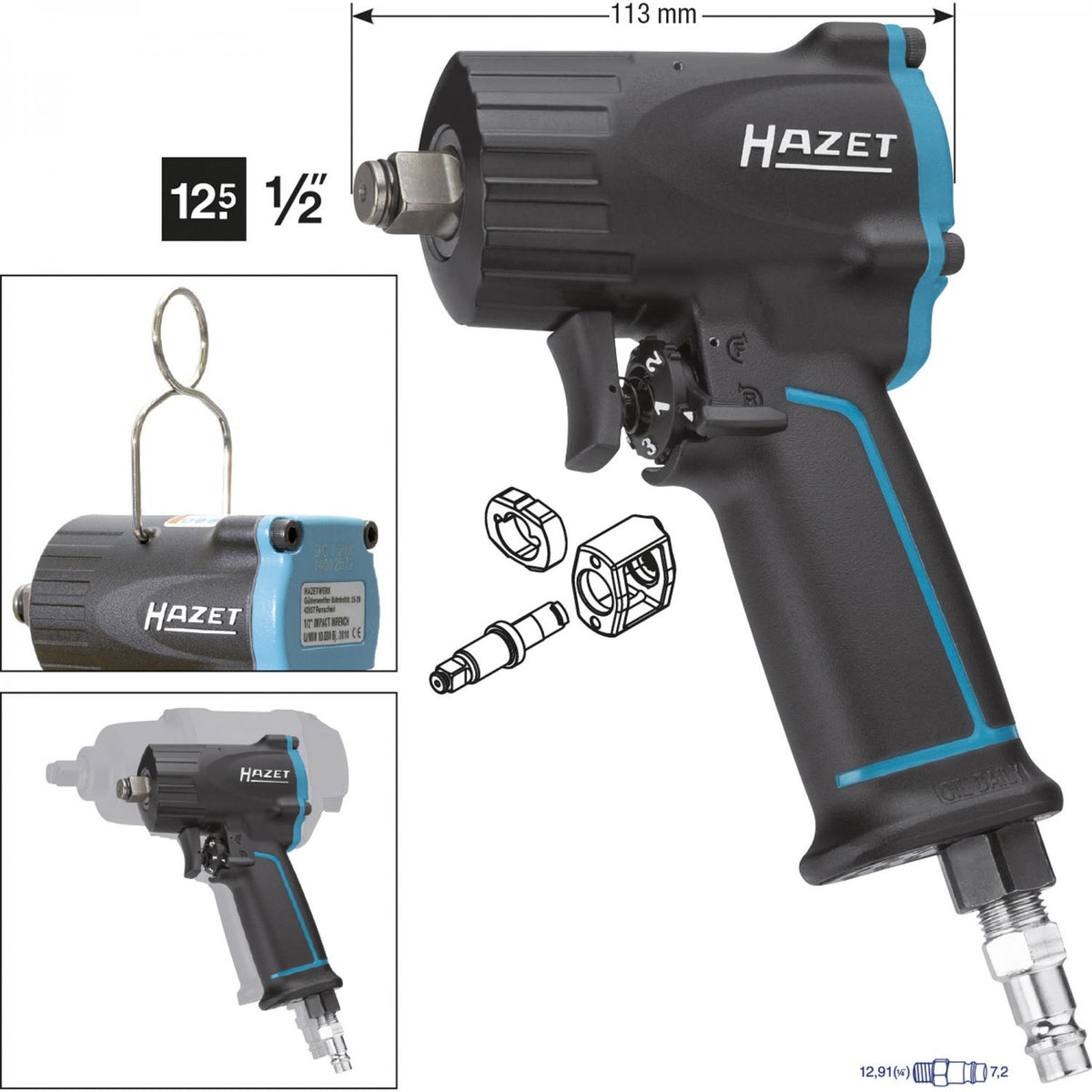 Hazet 9012M/4 Impact Wrench Set