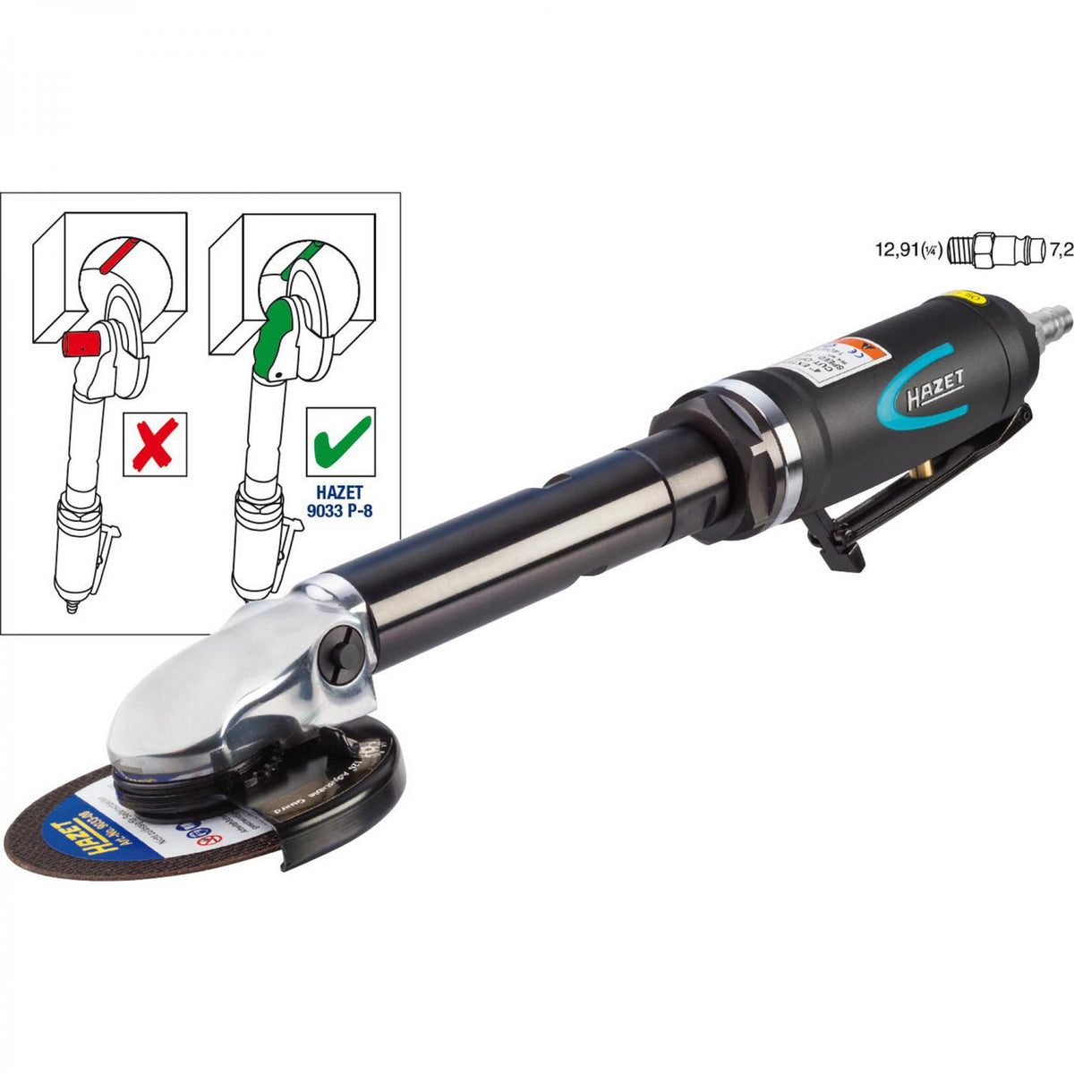 HAZET 9033P-8 Angle Grinder