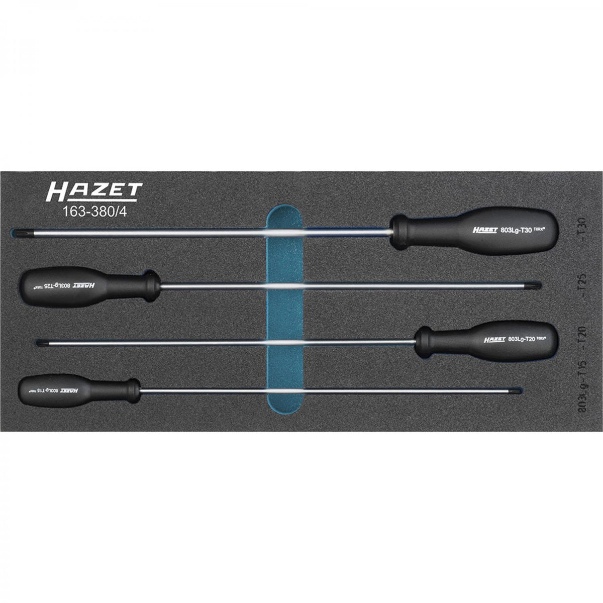 Hazet 163-380/4 TORX® screwdriver set ∙ Inside TORX® profile