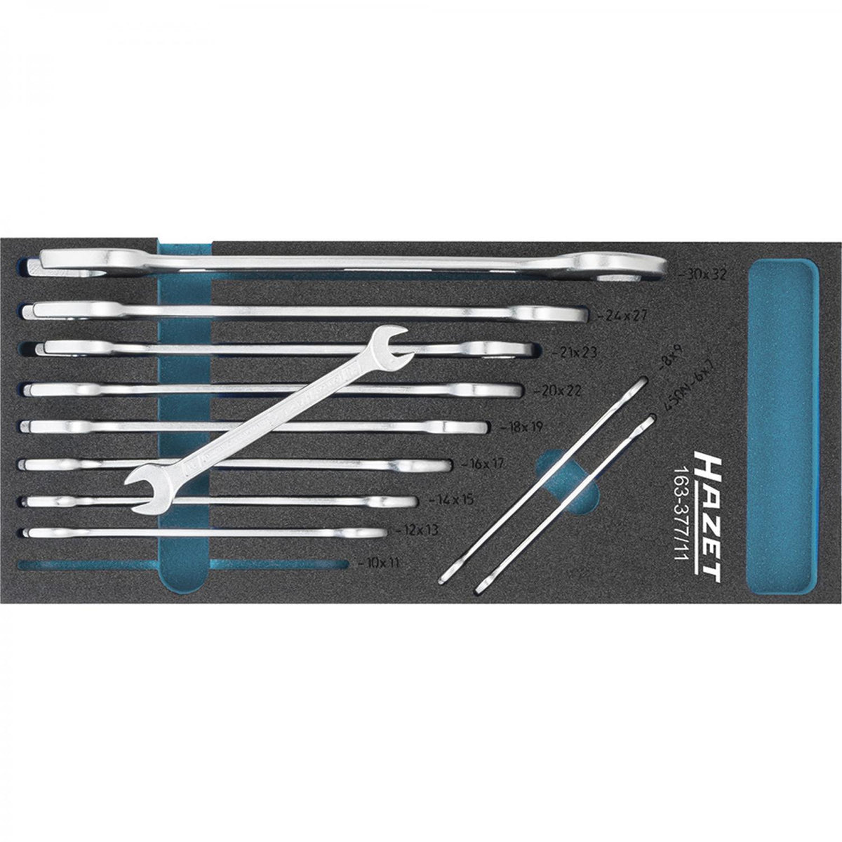 Hazet 163-377/11 450N Double open-end wrench set