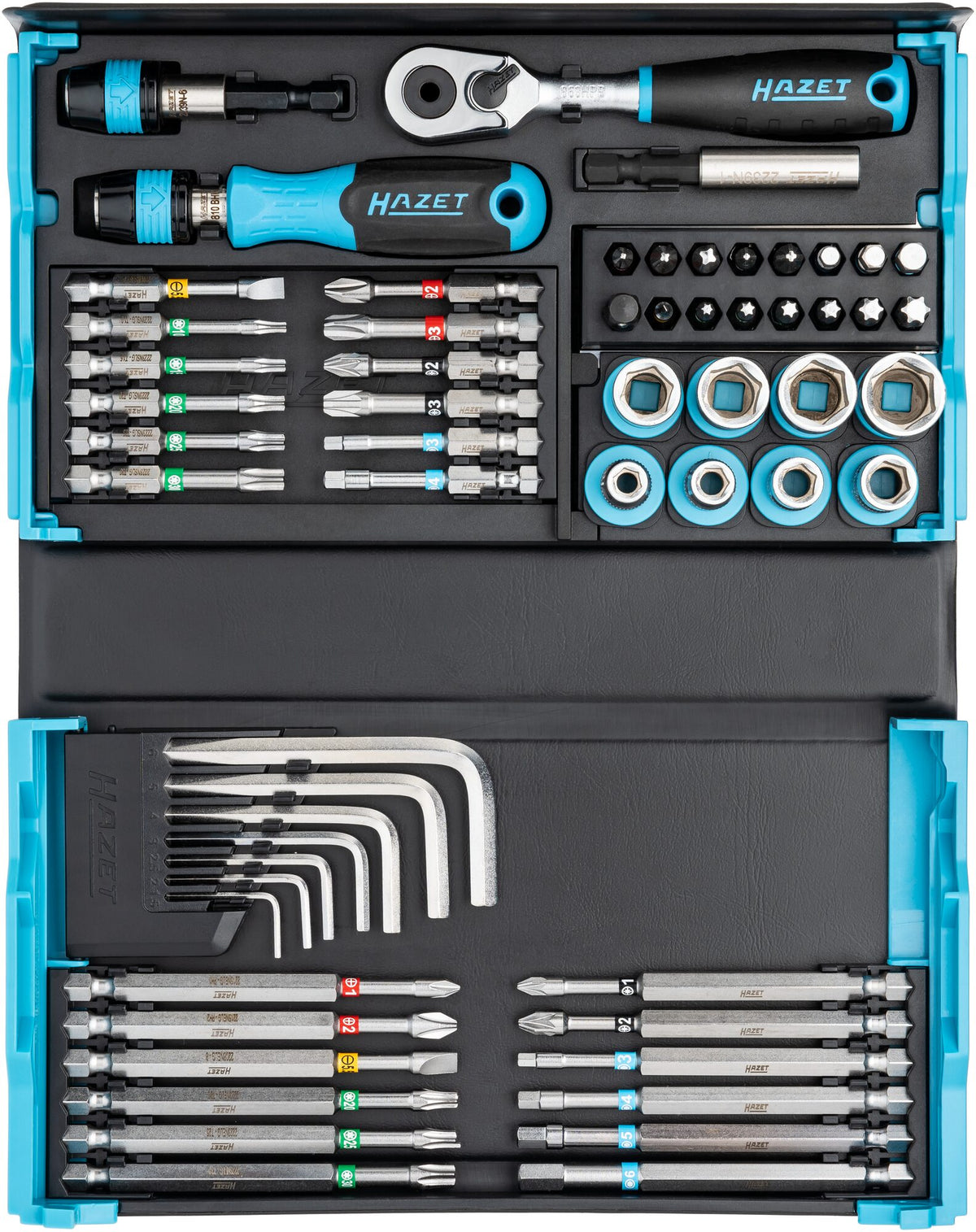 Hazet 2200SC-32 SmartCase screwdriver bit and socket set  59 pieces