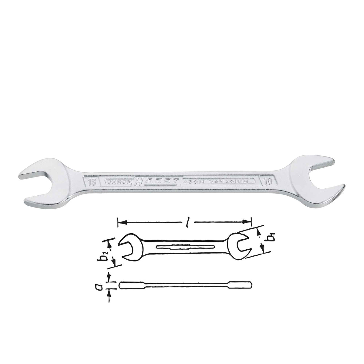 Hazet 450N double open end wrenches