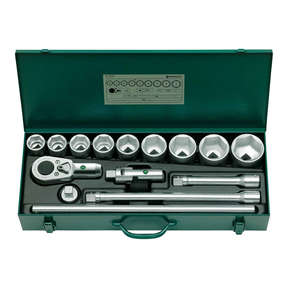 Stahlwille 55/9/6 N 3/4'' Socket Set 96050103