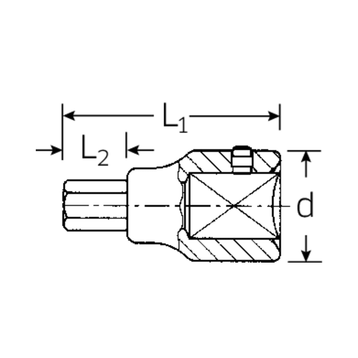 Stahlwille 64 1“ Metric Inhex Sockets