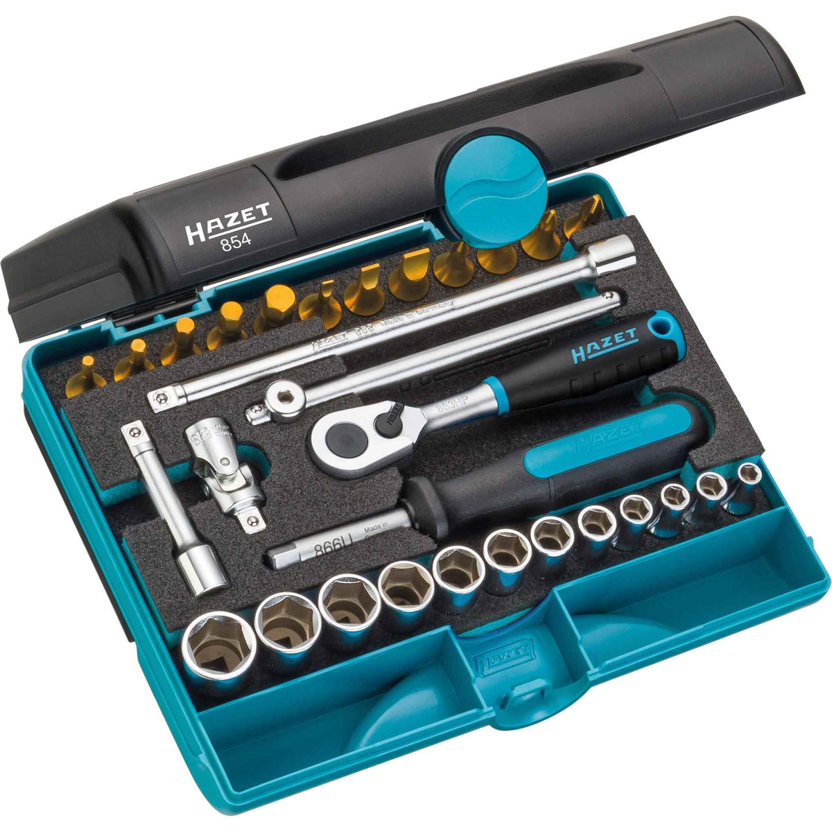 Hazet 854 1/4” Socket Set (6-Point)