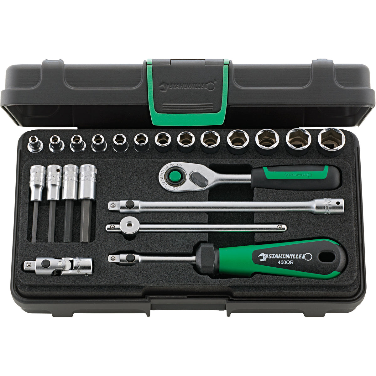 Stahlwille 40/44/17/5QR 1/4" Socket Set 96011181