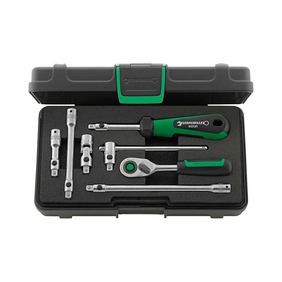 Stahlwille 415QR N/7 1/4" Set of ratchets and extensions 96014010