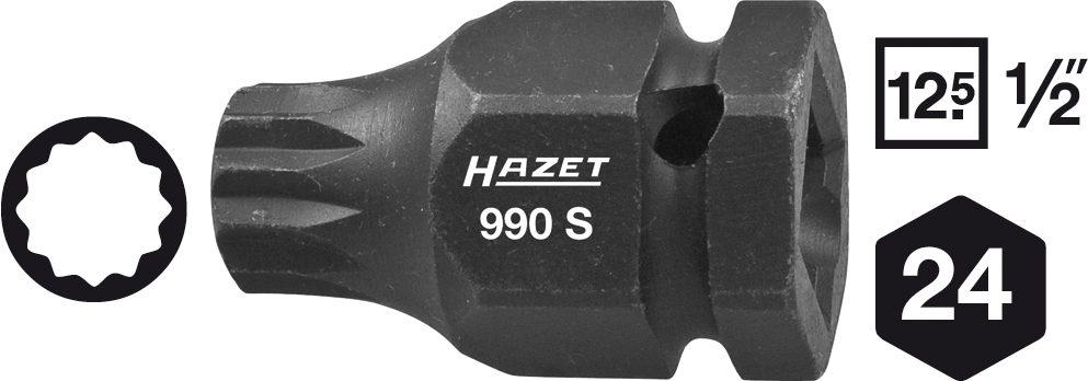 Hazet 990S 1/2'' drive XZN impact sockets
