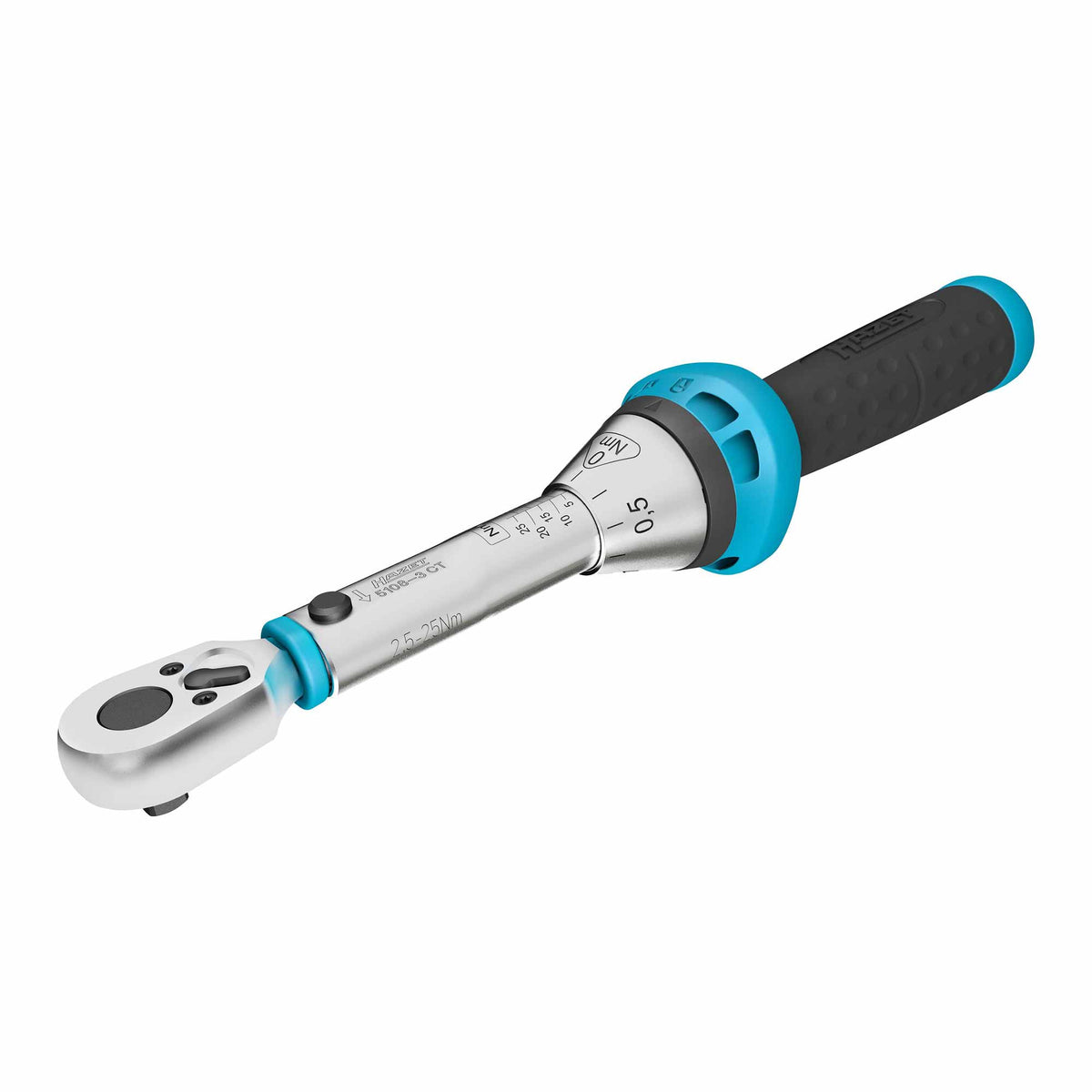 Hazet 5108-3CT Torque Wrench 1/4" drive 2.5-25 Nm