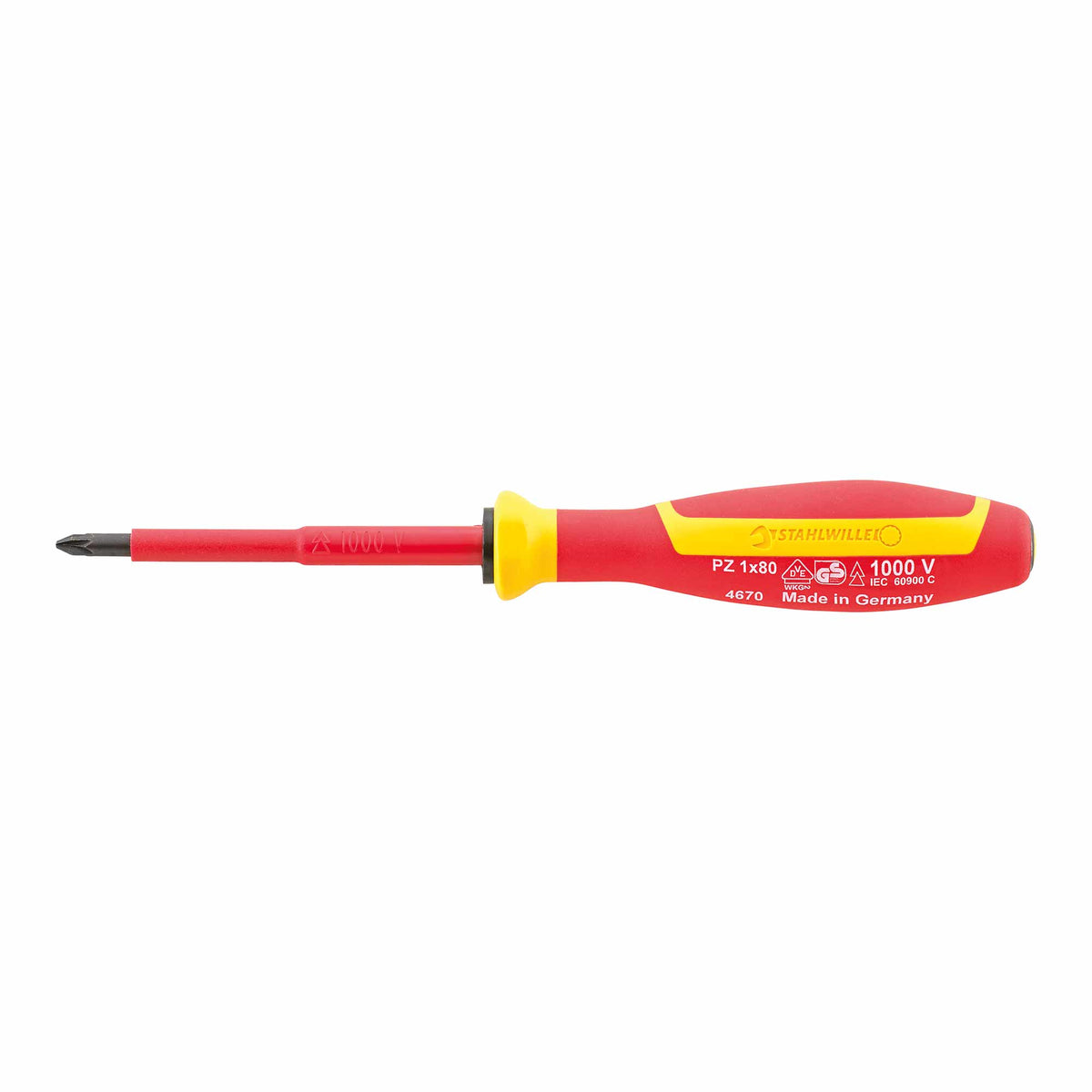 4670 VDE SCREWDRIVER RECESSED HEAD POZIDRIV