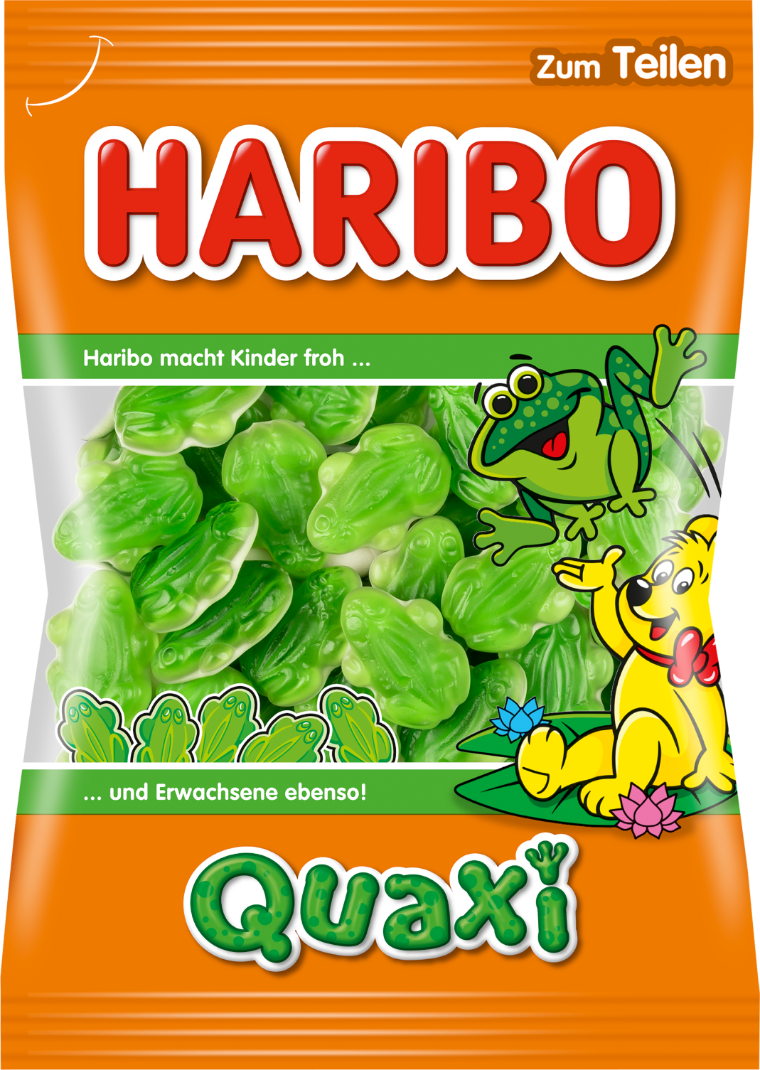 Haribo Quaxi Green Frogs 175gr.